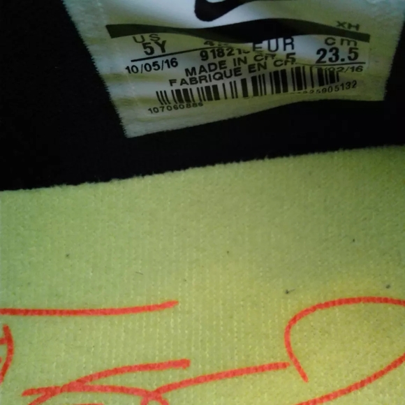 NIKE PG 1 TS PROTOTYPE (GS) BLACK/MULTI 918215-099 Size 5Y womens sz 6.5 - Picture 4 of 8